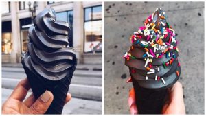 black ice cream instagram
