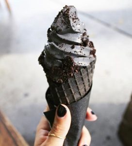 black ice cream