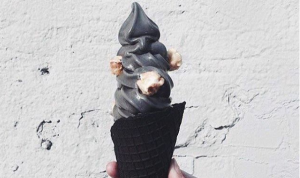 black ice cream